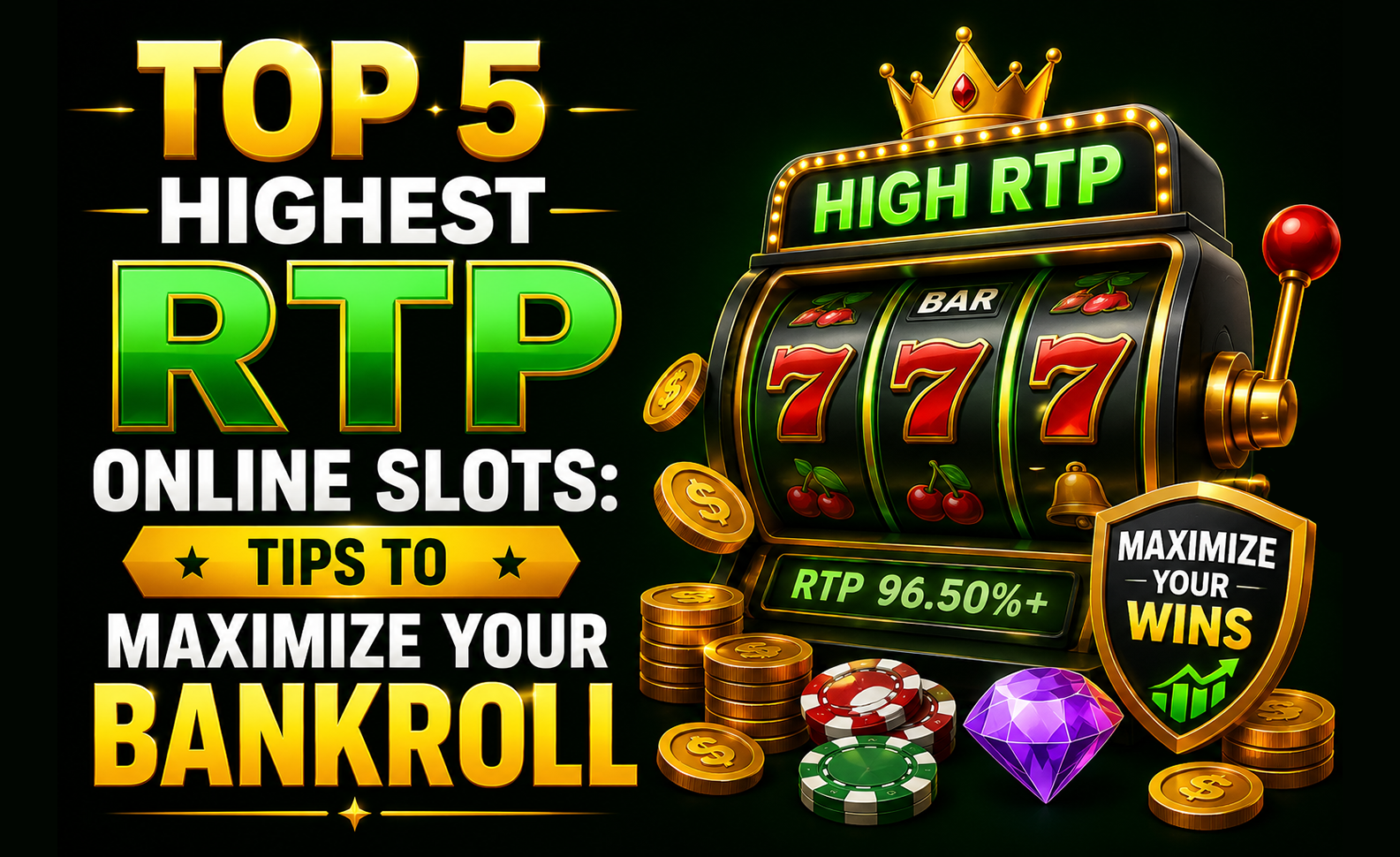Best 5 Highest RTP Online Slots
